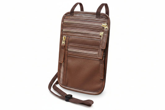 HideAway Traveler - RFID Blocking Passport Holder, Easy to Conceal Travel Pouch